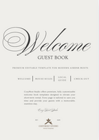 Premium Host Welcome Book Template