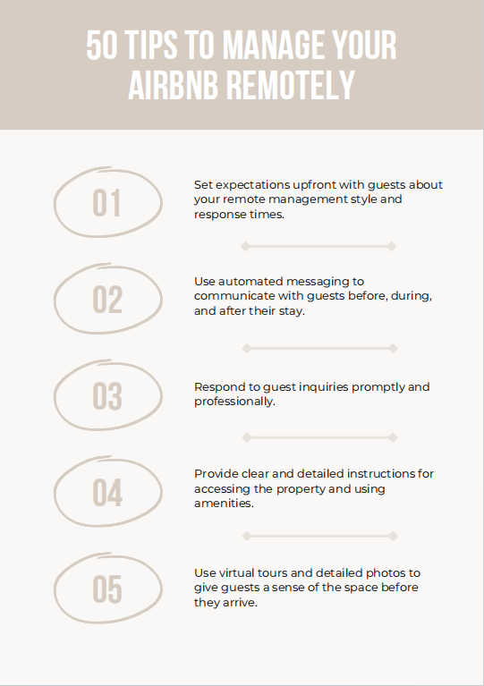 Tips to Manage Your Airbnb Remotely