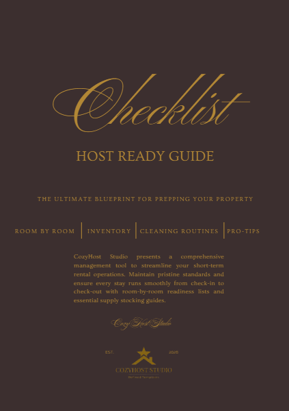Short-Term Rental Host Checklist & Guide